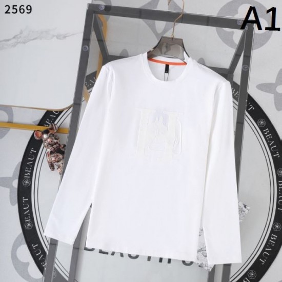 2025 Fall/Winter Long Sleeve T-shirt HERMES Hermes A classic luxury brand loved by celebrities 2025 Fall/Winter Long Sleeve T-shirt HERMES Hermes A classic luxury brand loved by celebrities
