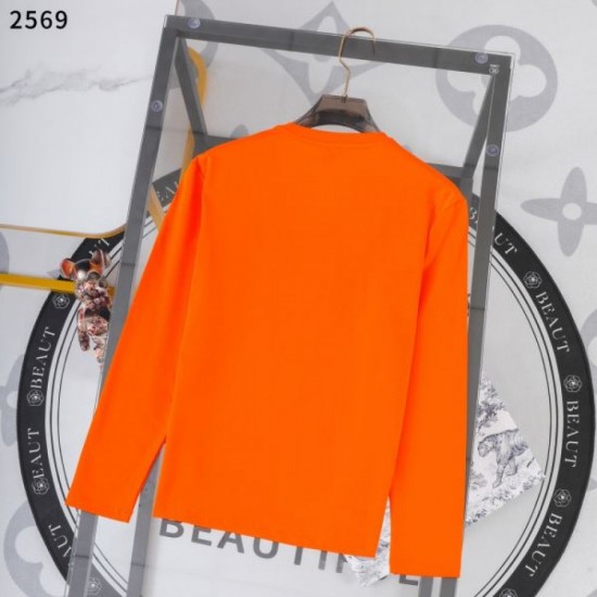 2025 Fall/Winter Long Sleeve T-shirt HERMES Hermes A classic luxury brand loved by celebrities 2025 Fall/Winter Long Sleeve T-shirt HERMES Hermes A classic luxury brand loved by celebrities