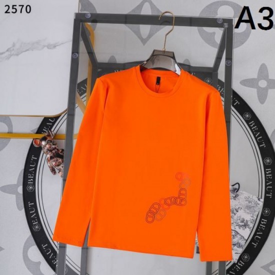 2025 Fall/Winter Long Sleeve T-Shirt HERMES Hermes A popular Fall/Winter classic bestseller 2025 Fall/Winter Long Sleeve T-Shirt HERMES Hermes A popular Fall/Winter classic bestseller