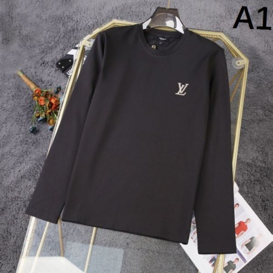 2025 Fall/Winter Long Sleeve T-Shirt LOUIS VUITTON Soft Material Popular Item 2025 Fall/Winter Long Sleeve T-Shirt LOUIS VUITTON Soft Material Popular Item
