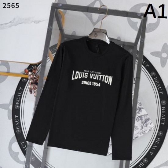 2025 Fall/Winter Long Sleeve T-Shirt LOUIS VUITTON Louis Vuitton A versatile model that can be used for a long season 2025 Fall/Winter Long Sleeve T-Shirt LOUIS VUITTON Louis Vuitton A versatile model that can be used for a long season