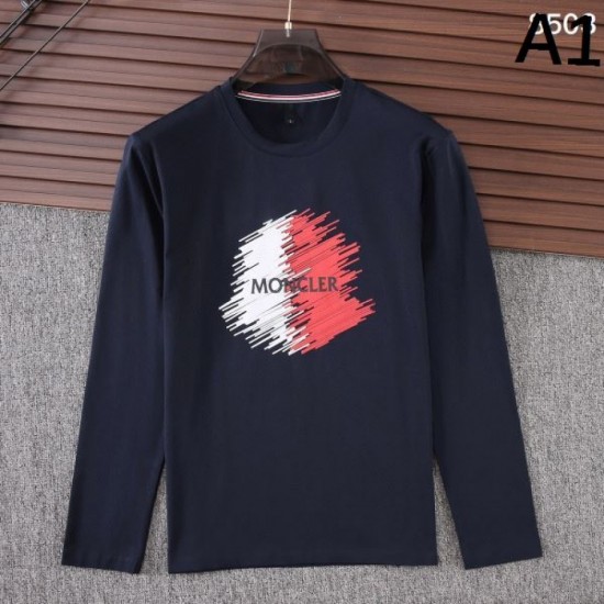 2025 Fall/Winter Long Sleeve T-Shirt MONCLER Moncler New item that will attract attention even on the feet 2025 Fall/Winter Long Sleeve T-Shirt MONCLER Moncler New item that will attract attention even on the feet