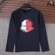 2025 Fall/Winter Long Sleeve T-Shirt MONCLER Moncler New item that will attract attention even on the feet 2025 Fall/Winter Long Sleeve T-Shirt MONCLER Moncler New item that will attract attention even on the feet