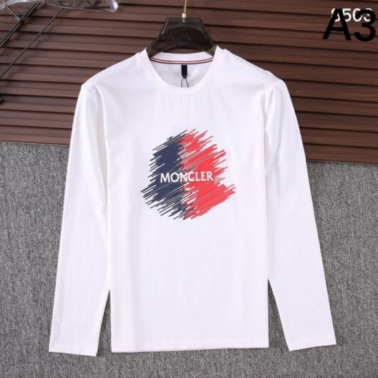 2025 Fall/Winter Long Sleeve T-Shirt MONCLER Moncler New item that will attract attention even on the feet 2025 Fall/Winter Long Sleeve T-Shirt MONCLER Moncler New item that will attract attention even on the feet