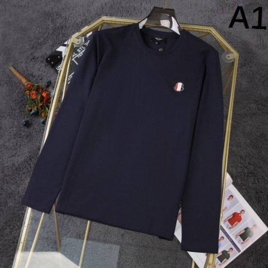 2025 Fall/Winter Long Sleeve T-Shirt MONCLER Moncler Adult charm that stands out for casual wear 2025 Fall/Winter Long Sleeve T-Shirt MONCLER Moncler Adult charm that stands out for casual wear