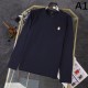 2025 Fall/Winter Long Sleeve T-Shirt MONCLER Moncler Adult charm that stands out for casual wear 2025 Fall/Winter Long Sleeve T-Shirt MONCLER Moncler Adult charm that stands out for casual wear