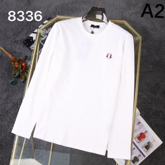 2025 Fall/Winter Long Sleeve T-Shirt MONCLER Moncler Adult charm that stands out for casual wear 2025 Fall/Winter Long Sleeve T-Shirt MONCLER Moncler Adult charm that stands out for casual wear