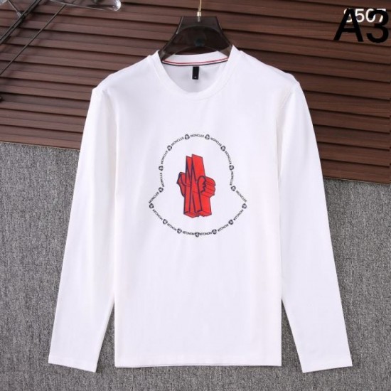 2025 Fall/Winter Long Sleeve T-Shirt MONCLER Limited release of elegant autumn/winter new release 2025 Fall/Winter Long Sleeve T-Shirt MONCLER Limited release of elegant autumn/winter new release