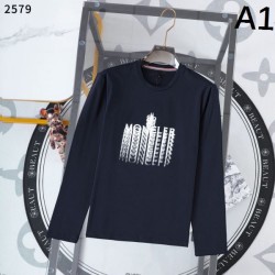 2025 Fall/Winter Long Sleeve T-Shirt MONCLER New Product First Comes First Come Comes
