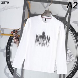 2025 Fall/Winter Long Sleeve T-Shirt MONCLER New Product First Comes First Come Comes