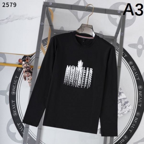 2025 Fall/Winter Long Sleeve T-Shirt MONCLER New Product First Comes First Come Comes 2025 Fall/Winter Long Sleeve T-Shirt MONCLER New Product First Comes First Come Comes