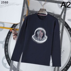 2025 Fall/Winter Long Sleeve T-Shirt MONCLER Perfect for Gifts Limited Time Popular Item