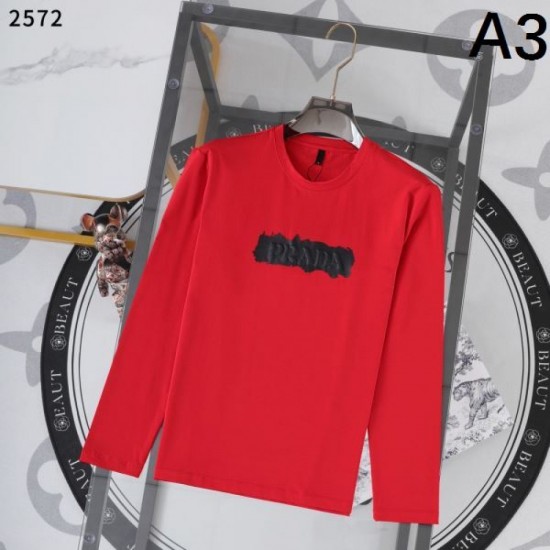 2025 Fall/Winter Long Sleeve T-shirt PRADA Prada Special Price Clearance Sale This Fall 2025 Fall/Winter Long Sleeve T-shirt PRADA Prada Special Price Clearance Sale This Fall