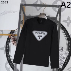 2025 Fall/Winter Long Sleeve T-shirt PRADA Latest Popular Fall/Winter New Sale Limited
