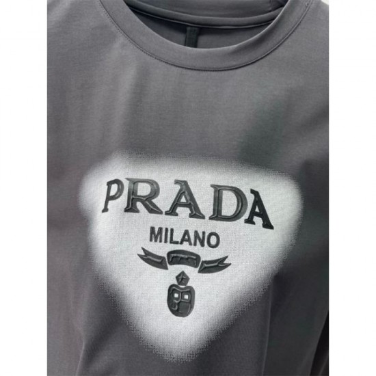 2025FW Long Sleeve T-shirt PRADA Popular model favorite item