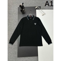 2025FW long sleeve T-shirt PRADA super popular classic series