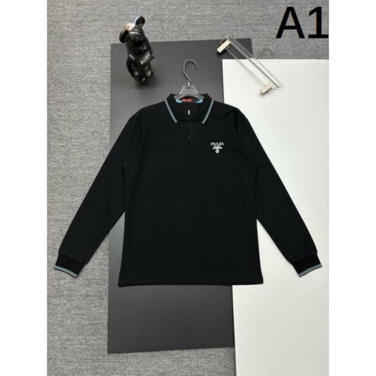 2025FW long sleeve T-shirt PRADA super popular classic series