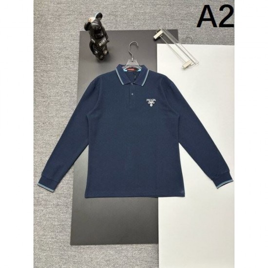 2025FW long sleeve T-shirt PRADA super popular classic series