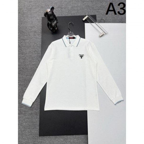 2025FW long sleeve T-shirt PRADA super popular classic series