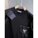 2025FW Long Sleeve T-shirt PRADA Prada No.1 Selling Big Hit Model