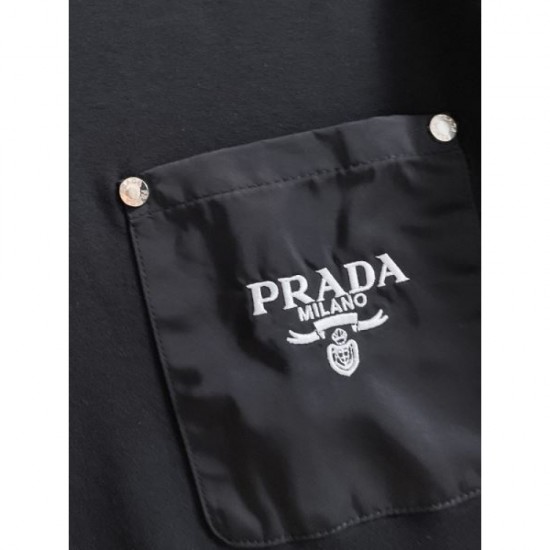 2025FW Long Sleeve T-shirt PRADA Prada No.1 Selling Big Hit Model