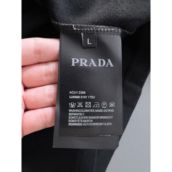 2025FW Long Sleeve T-shirt PRADA Prada No.1 Selling Big Hit Model