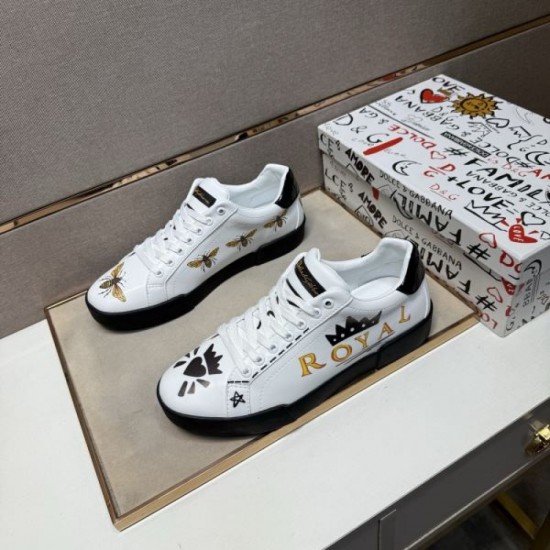 2025 Fall/Winter New DOLCE & GABBANA Dolce & Gabbana Men's Casual Shoes Super Popular Luxury Pair