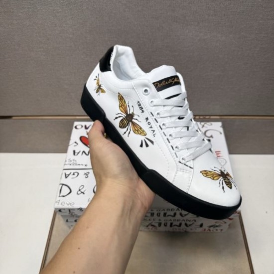 2025 Fall/Winter New DOLCE & GABBANA Dolce & Gabbana Men's Casual Shoes Super Popular Luxury Pair