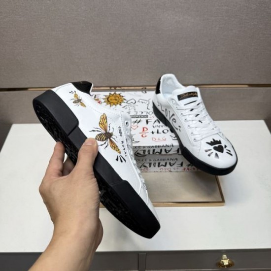 2025 Fall/Winter New DOLCE & GABBANA Dolce & Gabbana Men's Casual Shoes Super Popular Luxury Pair