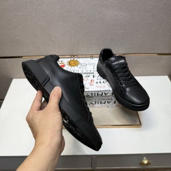 2025 Fall/Winter New DOLCE & GABBANA Dolce & Gabbana Men's Casual Shoes Popular for their sophisticated design
