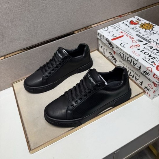 2025 Fall/Winter New DOLCE & GABBANA Dolce & Gabbana Men's Casual Shoes Popular for their sophisticated design