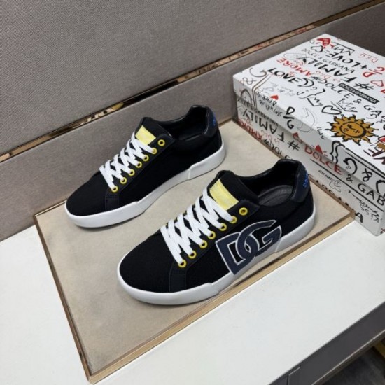 2025FW Men's Casual Shoes DOLCE & GABBANA Dolce & Gabbana Simple and sophisticated design