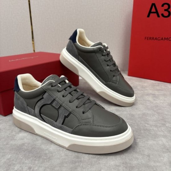 2025FW Men's Casual Shoes FERRAGAMO Salvatore Ferragamo Very popular and available for sale at a bargain price