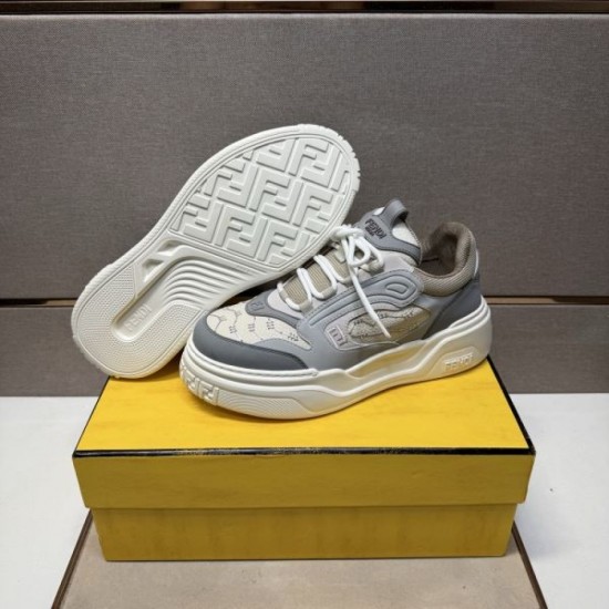 2025 Fall/Winter New FENDI Men's Casual Shoes Attractive Limited Print