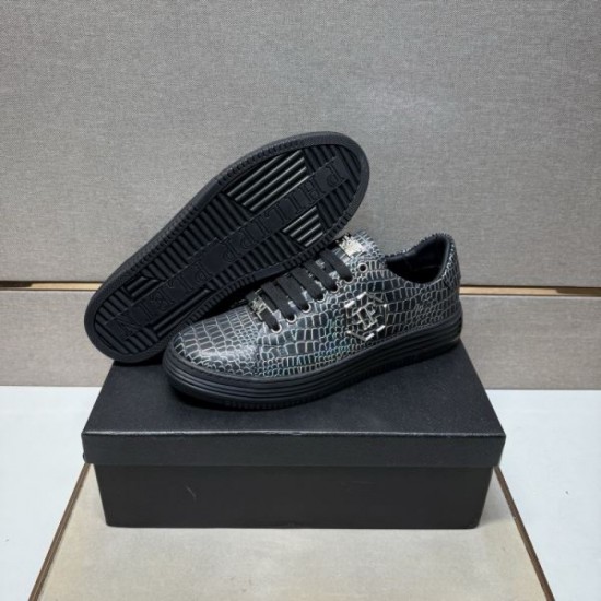 2025 Fall/Winter New PHILIPP PLEIN Men's Casual Shoes High-quality model with an outstanding trendy feel