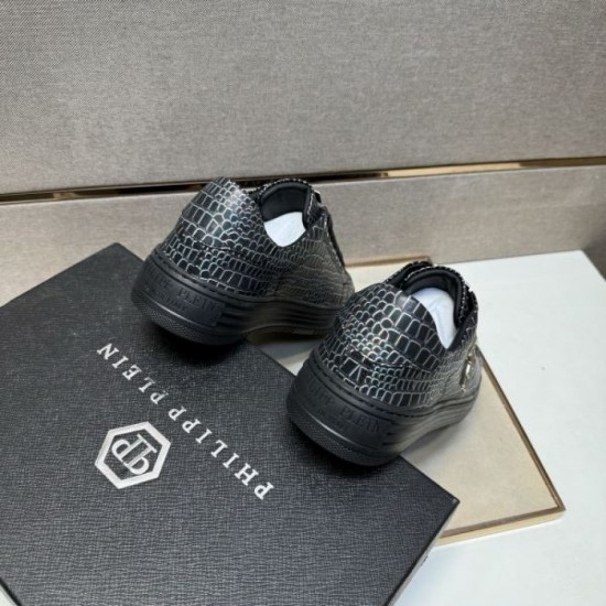 2025 Fall/Winter New PHILIPP PLEIN Men's Casual Shoes High-quality model with an outstanding trendy feel