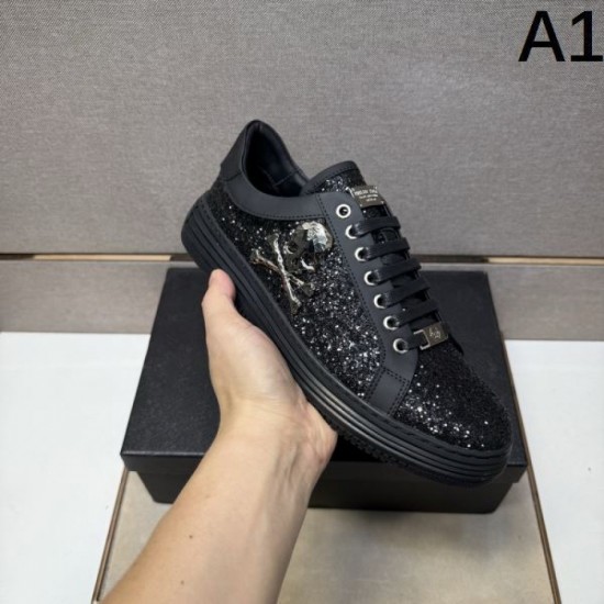 2025 Fall/Winter New PHILIPP PLEIN Men's Casual Shoes Extremely comfortable to wear