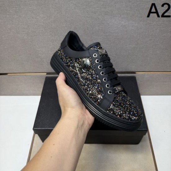 2025 Fall/Winter New PHILIPP PLEIN Men's Casual Shoes Extremely comfortable to wear