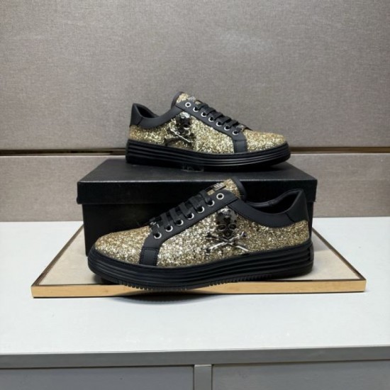 2025 Fall/Winter New PHILIPP PLEIN Men's Casual Shoes Extremely comfortable to wear