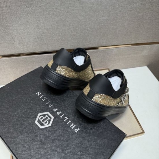 2025 Fall/Winter New PHILIPP PLEIN Men's Casual Shoes Extremely comfortable to wear