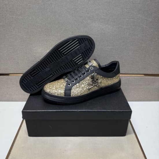 2025 Fall/Winter New PHILIPP PLEIN Men's Casual Shoes Extremely comfortable to wear