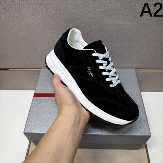 2025 Fall/Winter New PRADA Men's Casual Shoes Adult Sophistication Style