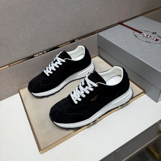 2025 Fall/Winter New PRADA Men's Casual Shoes Adult Sophistication Style