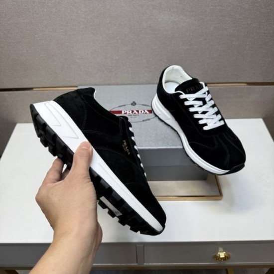 2025 Fall/Winter New PRADA Men's Casual Shoes Adult Sophistication Style