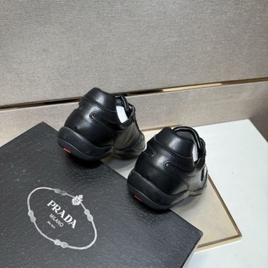 2025 Fall/Winter New PRADA Men's Casual Shoes Ideal for those looking for a classic model