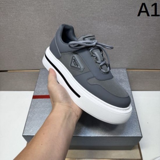 2025 Fall/Winter New PRADA Men's Casual Shoes Limited Model You Must Get