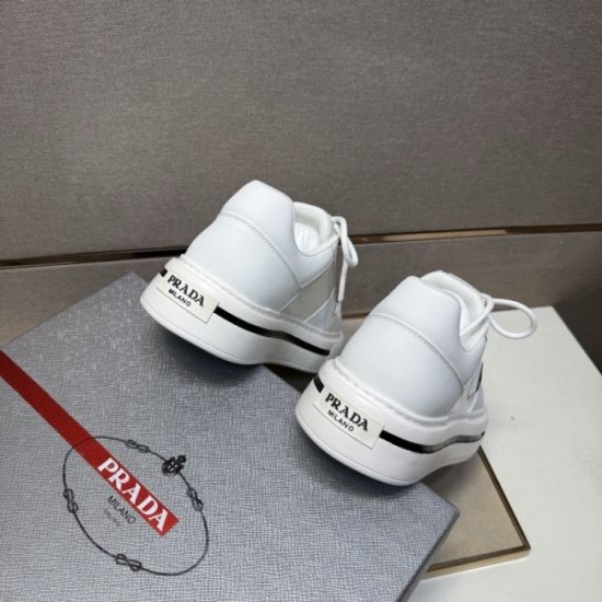 2025 Fall/Winter New PRADA Men's Casual Shoes Limited Model You Must Get