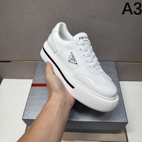 2025 Autumn/Winter New PRADA Men's Casual Shoes New Popular Items Sold Out