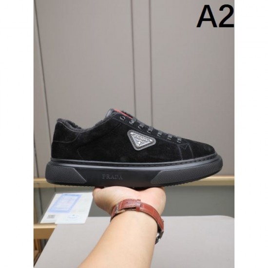 2025FW Men's Casual Shoes PRADA In stock now! chance to get