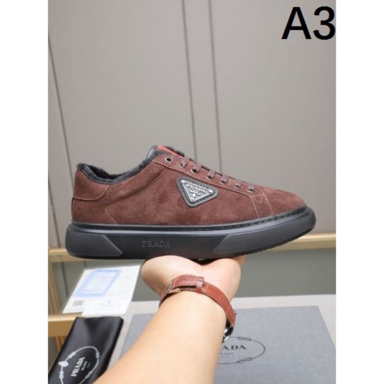 2025FW Men's Casual Shoes PRADA In stock now! chance to get